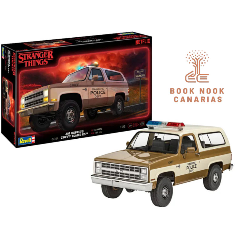 MAQUETA STRANGER THINGS Chevrolet K5 Policia 1:25