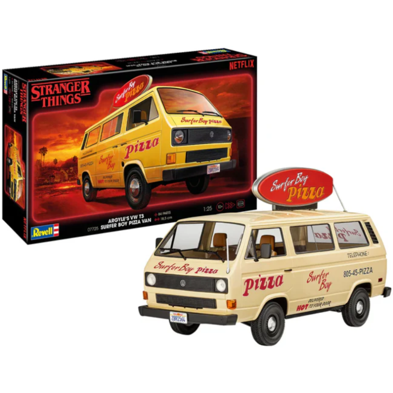 MAQUETA STRANGER THINGS Surfer Boy VW T3 Bus