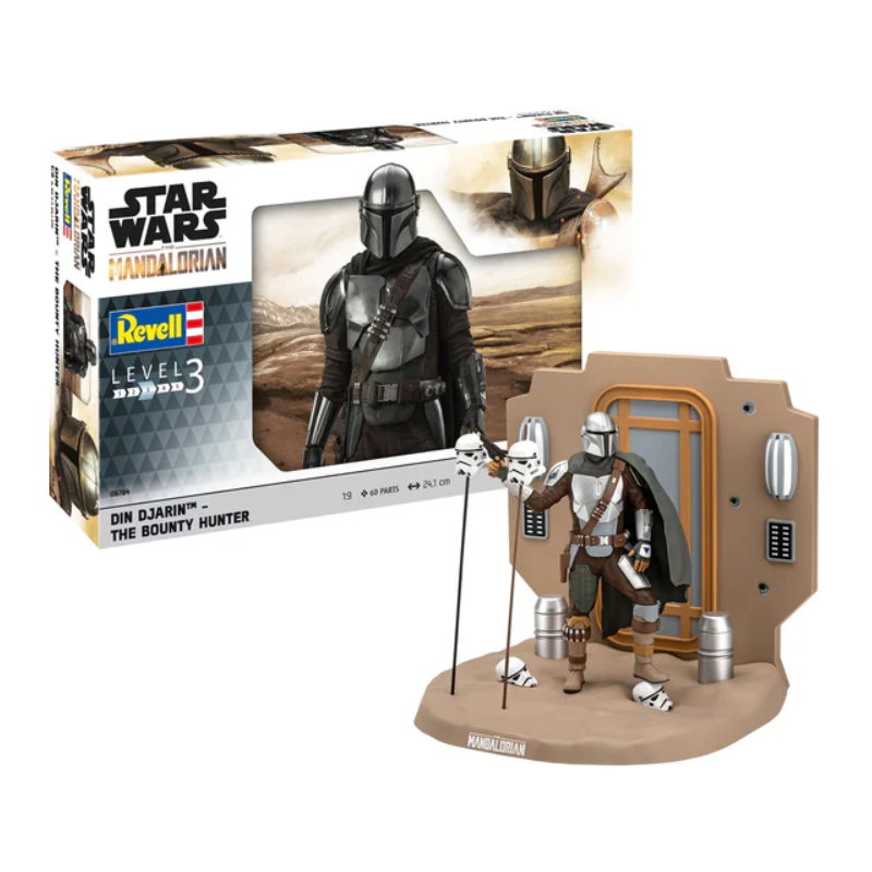 MAQUETA STAR WARS Bounty Hunter The Mandalorian Escala 1:9