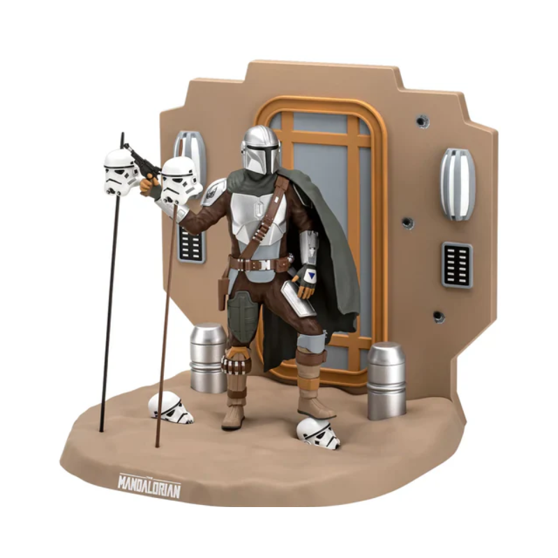 MAQUETA STAR WARS Bounty Hunter The Mandalorian Escala 1:9