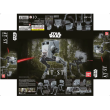 MAQUETA STAR WARS Bandai AT-ST escala 1:48