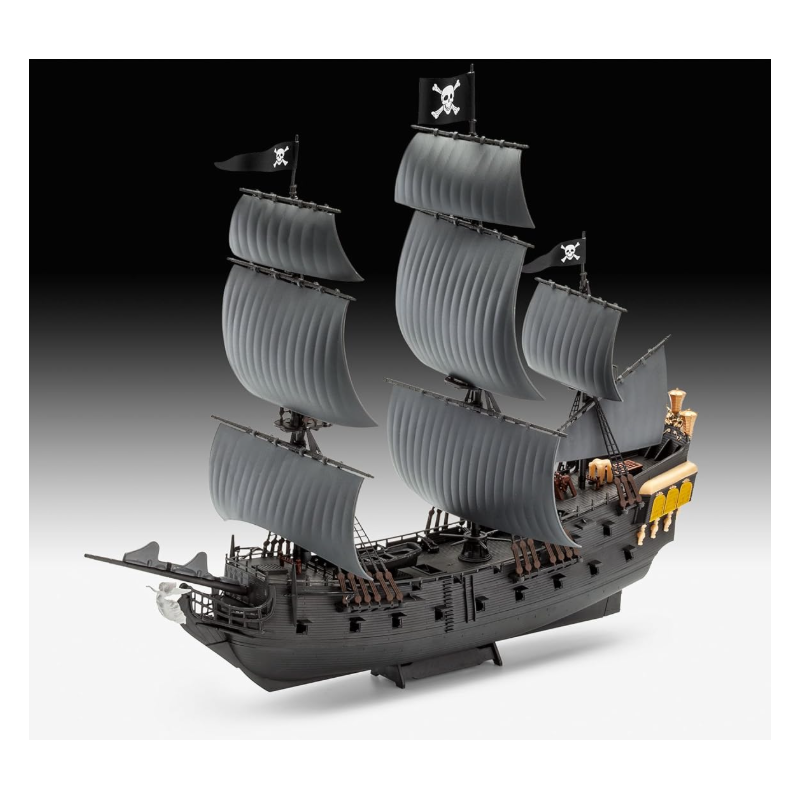 MAQUETA PIRATAS DEL CARIBE Perla Negra escala 1:150