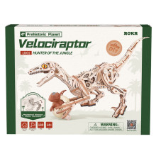 MAQUETA JURASSIC PARK MOVIMIENTOS Velociraptor