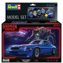 MAQUETA STRANGER THINGS Chevy Camaro (Pintura/Pegamento)