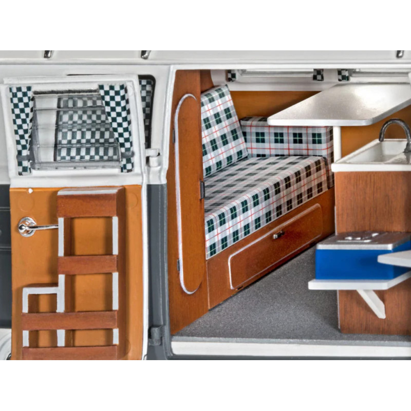 MAQUETA FURGONETA VW T1 CAMPER Escala 1:24