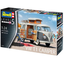 MAQUETA FURGONETA VW T1 CAMPER Escala 1:24