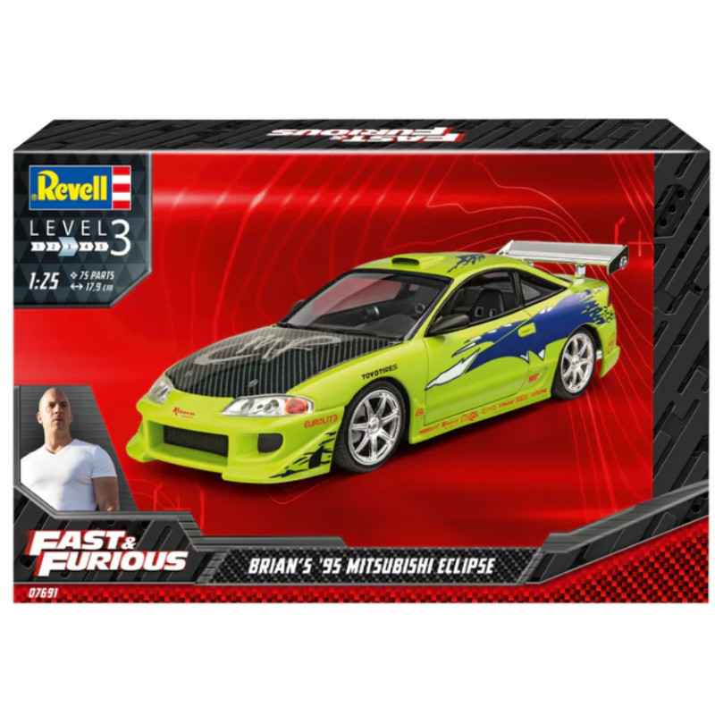 MAQUETA FAST AND FURIOS Mitsubishi Eclipse Brian