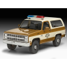 MAQUETA STRANGER THINGS Chevrolet K5 Policia 1:25 (Pintura/Pegamento)