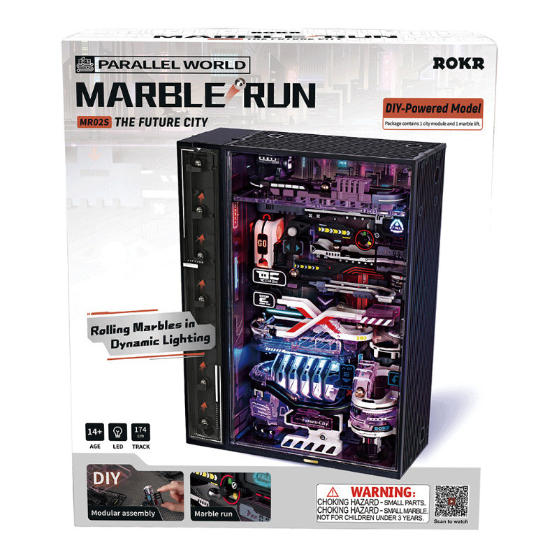 MAQUETA 3D PUZZLE CON CANICAS (The Future City)