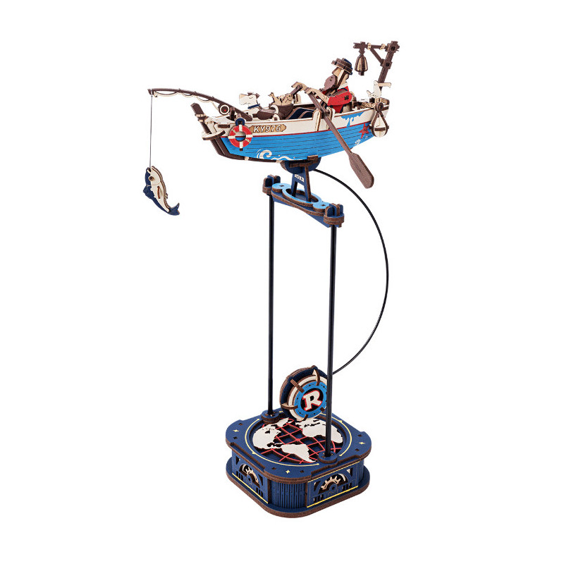 MAQUETA / PENDULO PESCADOR OCÉANO