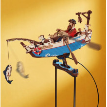 MAQUETA / PENDULO PESCADOR OCÉANO