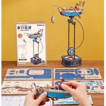 MAQUETA / PENDULO PESCADOR OCÉANO