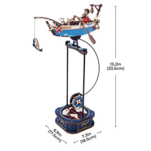 MAQUETA / PENDULO PESCADOR OCÉANO