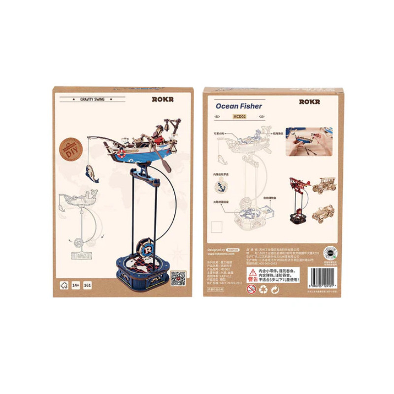 MAQUETA / PENDULO PESCADOR OCÉANO