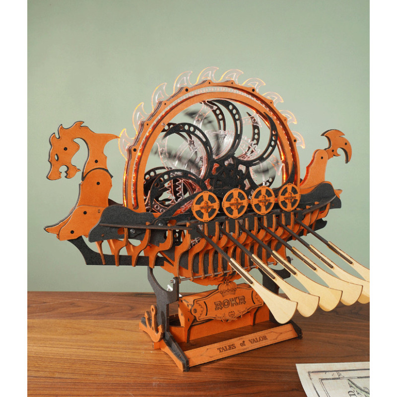 MAQUETA BARCO VIKINGO DRAGON