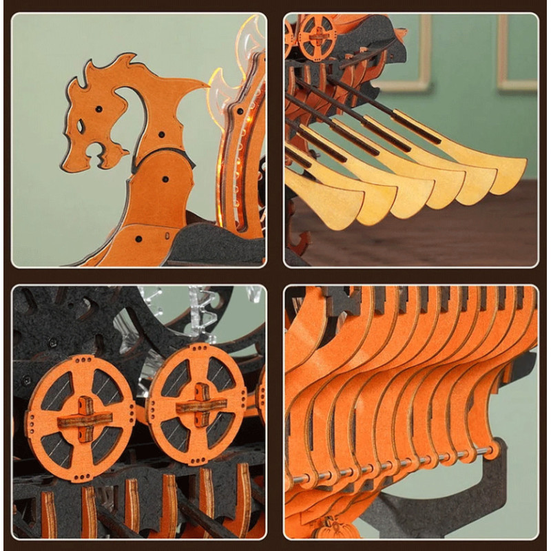 MAQUETA BARCO VIKINGO DRAGON