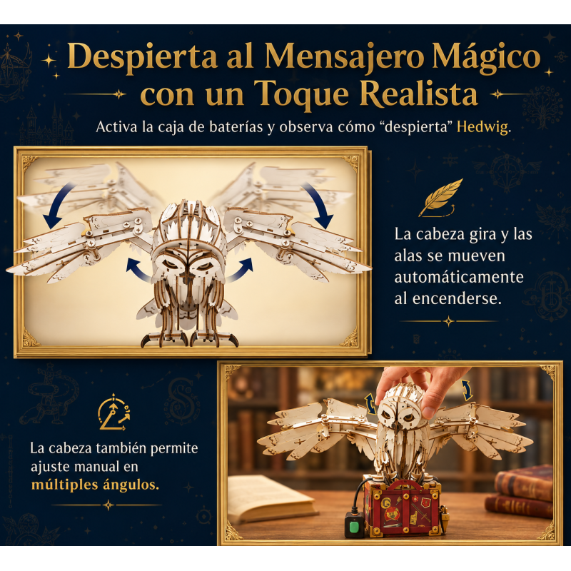 MAQUETA HARRY POTTER HEDWING
