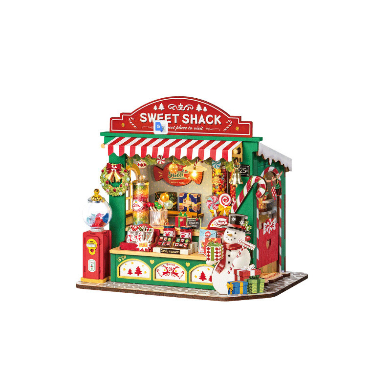 MAQUETA TIENDA DULCES NAVIDAD
