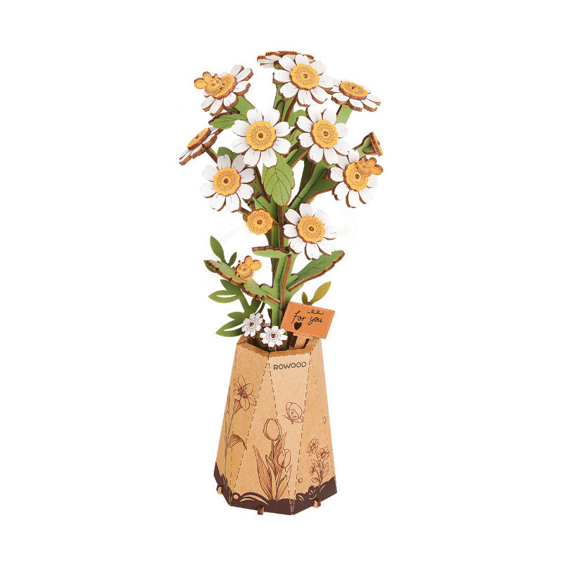 MAQUETA FLORES Manzanilla