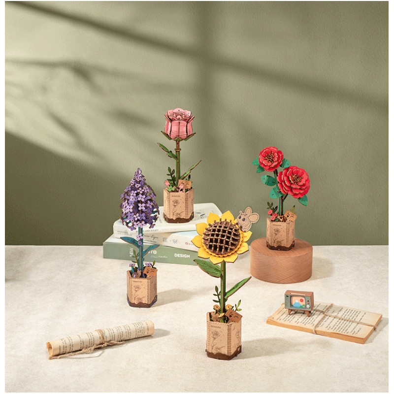 MAQUETA FLORES Manzanilla