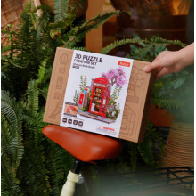 MAQUETA CABINA INGLESA FLORES