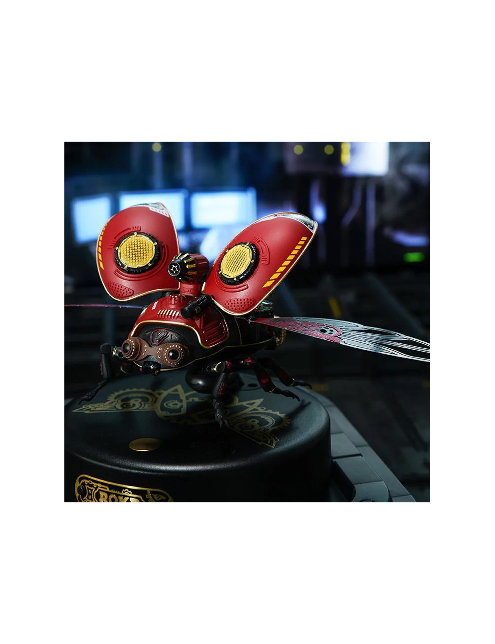 Maqueta 3D Escarabajo Mecánico en Movimiento