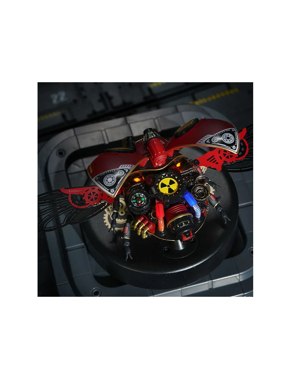 Maqueta 3D Escarabajo Mecánico en Movimiento