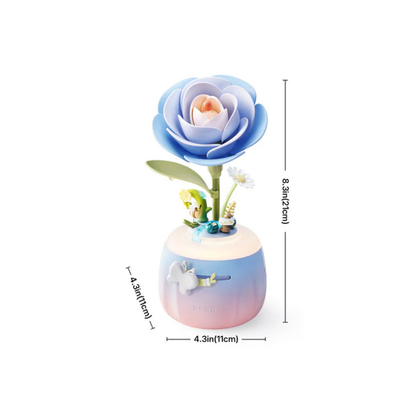 MAQUETA-LÁMPARA FLOR CAMELIA