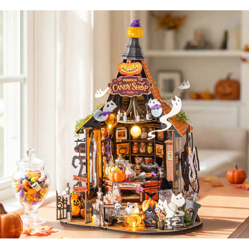 MAQUETA HALLOWEEN CASA DULCES EMBRUJADA