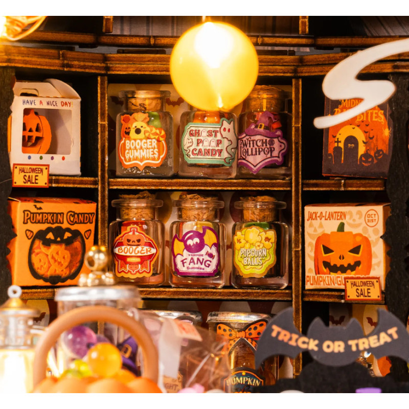MAQUETA HALLOWEEN CASA DULCES EMBRUJADA