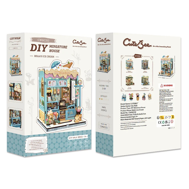 MAQUETA HELADERÍA BELLA´s