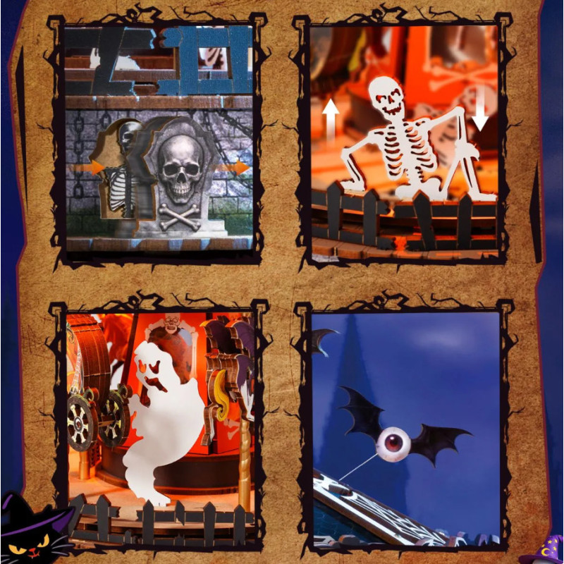 MAQUETA HALLOWEEN CARRUSEL MÁGICO (BAJO PEDIDO)