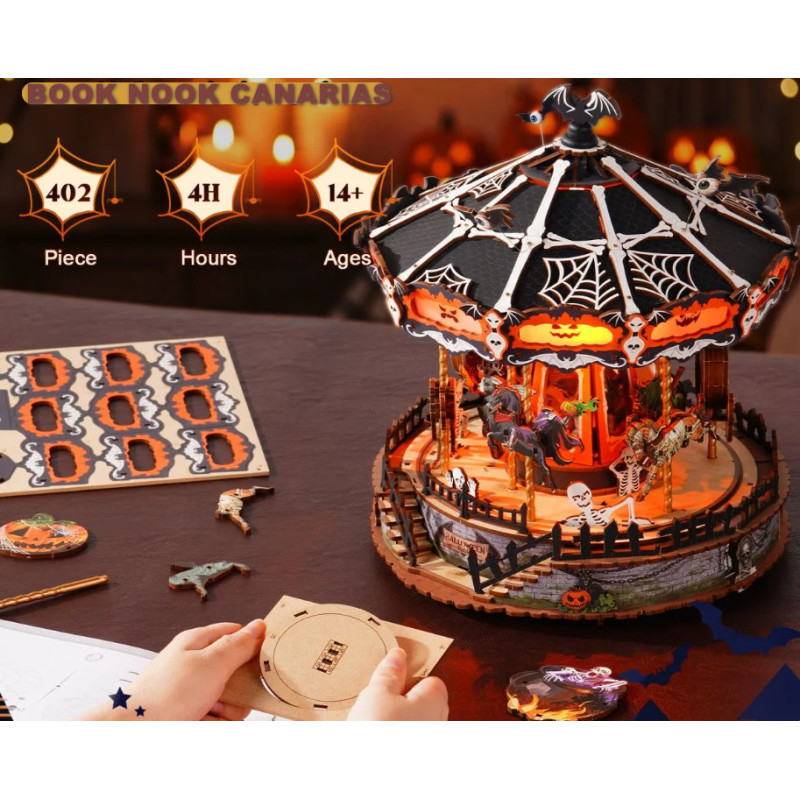 MAQUETA HALLOWEEN CARRUSEL MÁGICO (BAJO PEDIDO)