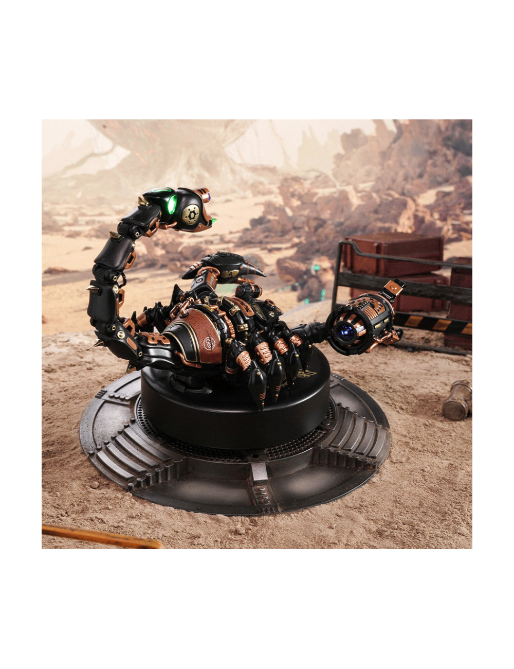 Maqueta 3D Escarabajo Mecánico en Movimiento