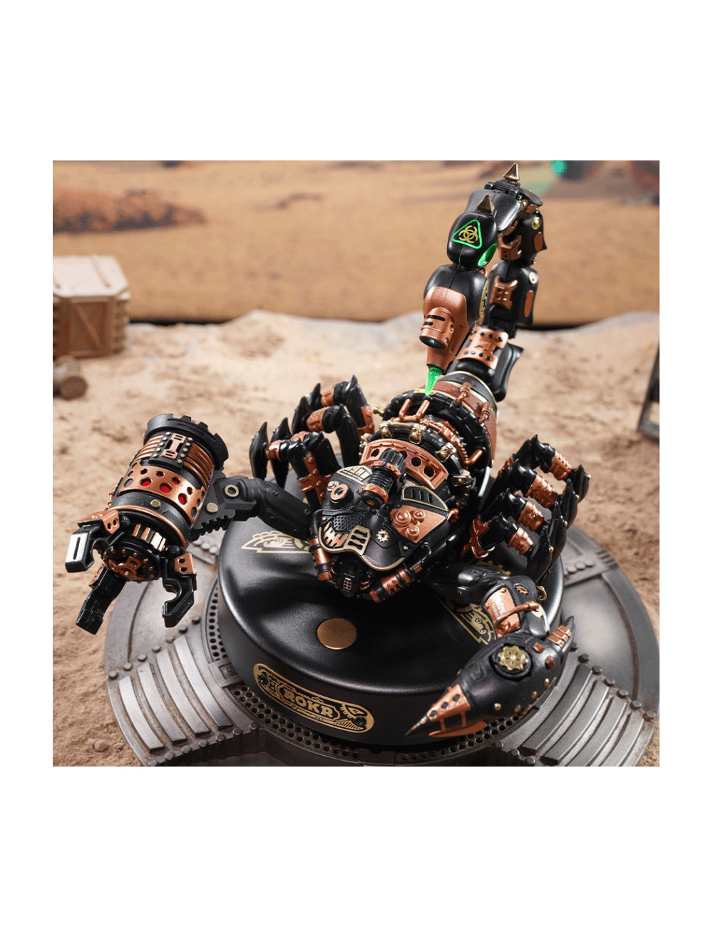 Maqueta 3D Escarabajo Mecánico en Movimiento