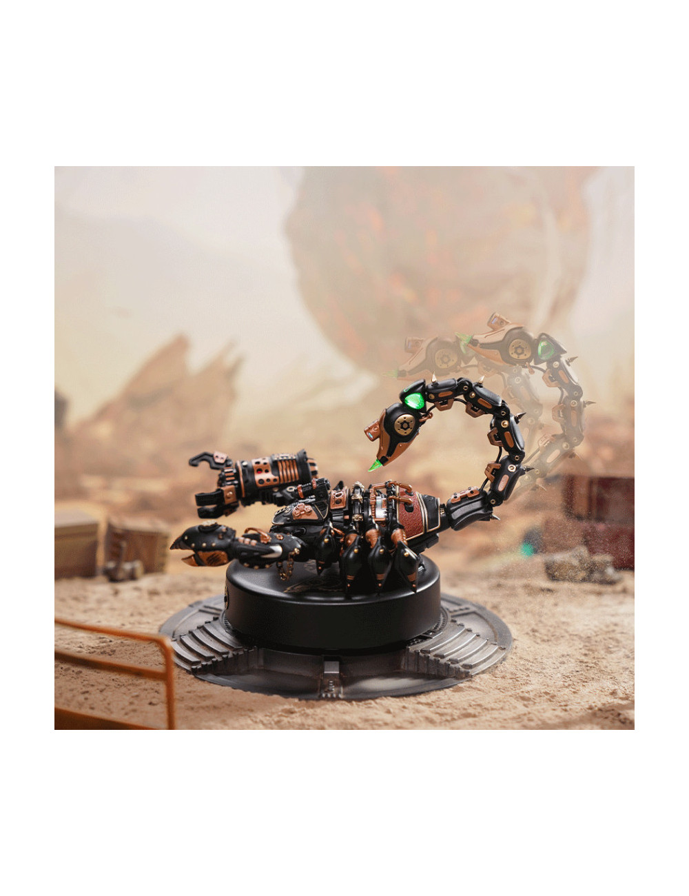 Maqueta 3D Escarabajo Mecánico en Movimiento