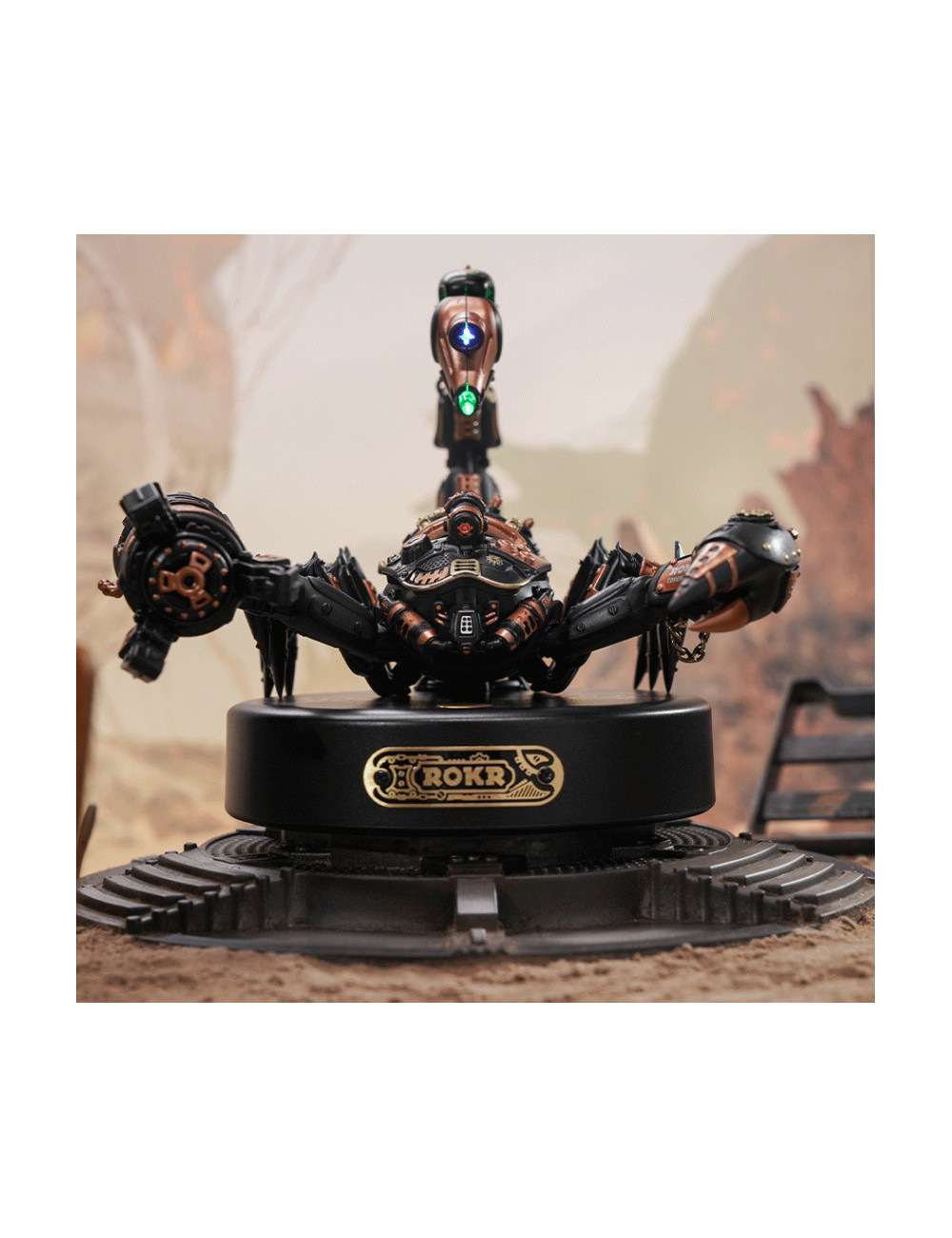 Maqueta 3D Escarabajo Mecánico en Movimiento