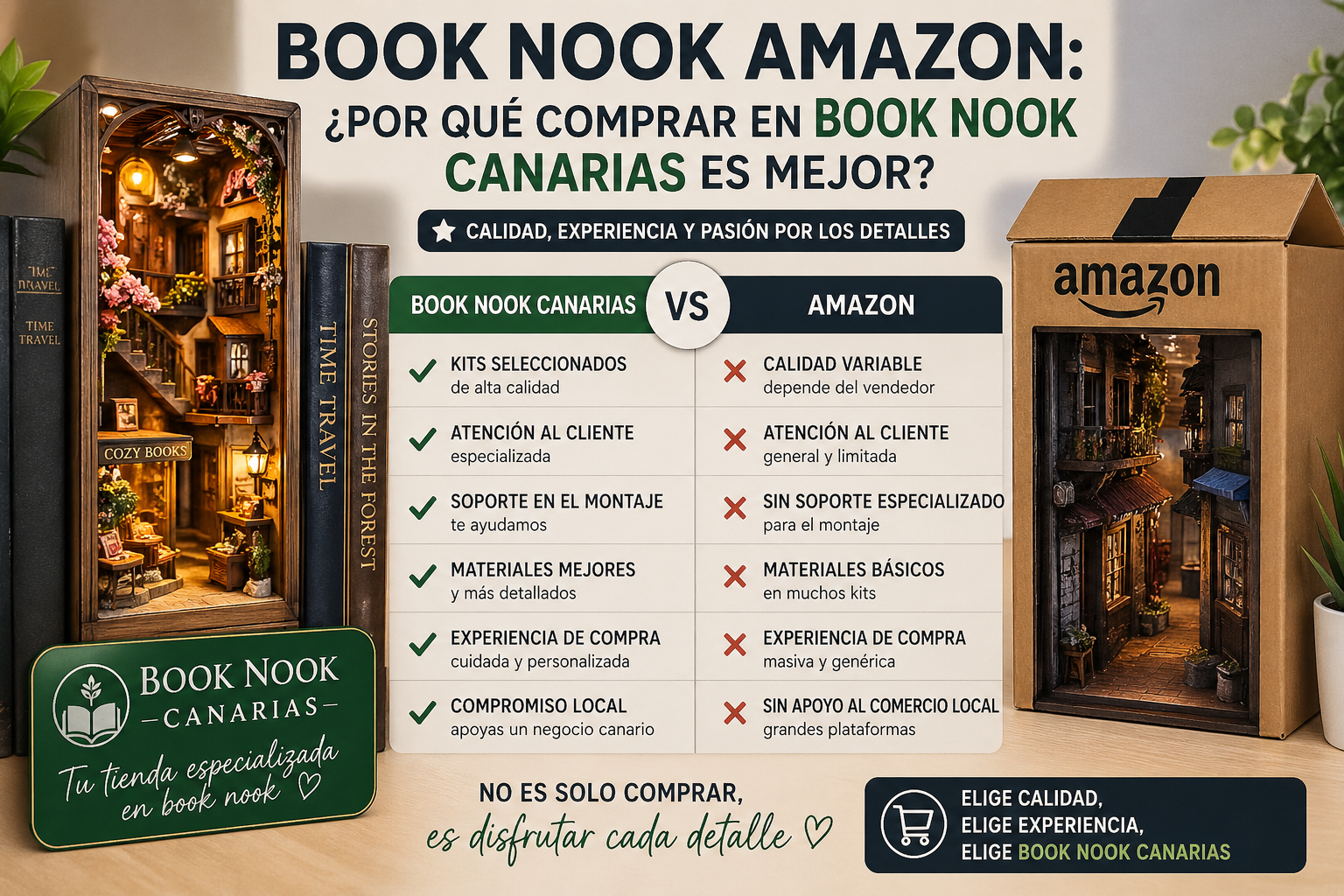 Book nook Amazon: por qué cada vez más personas prefieren comprar en Book Nook Canarias