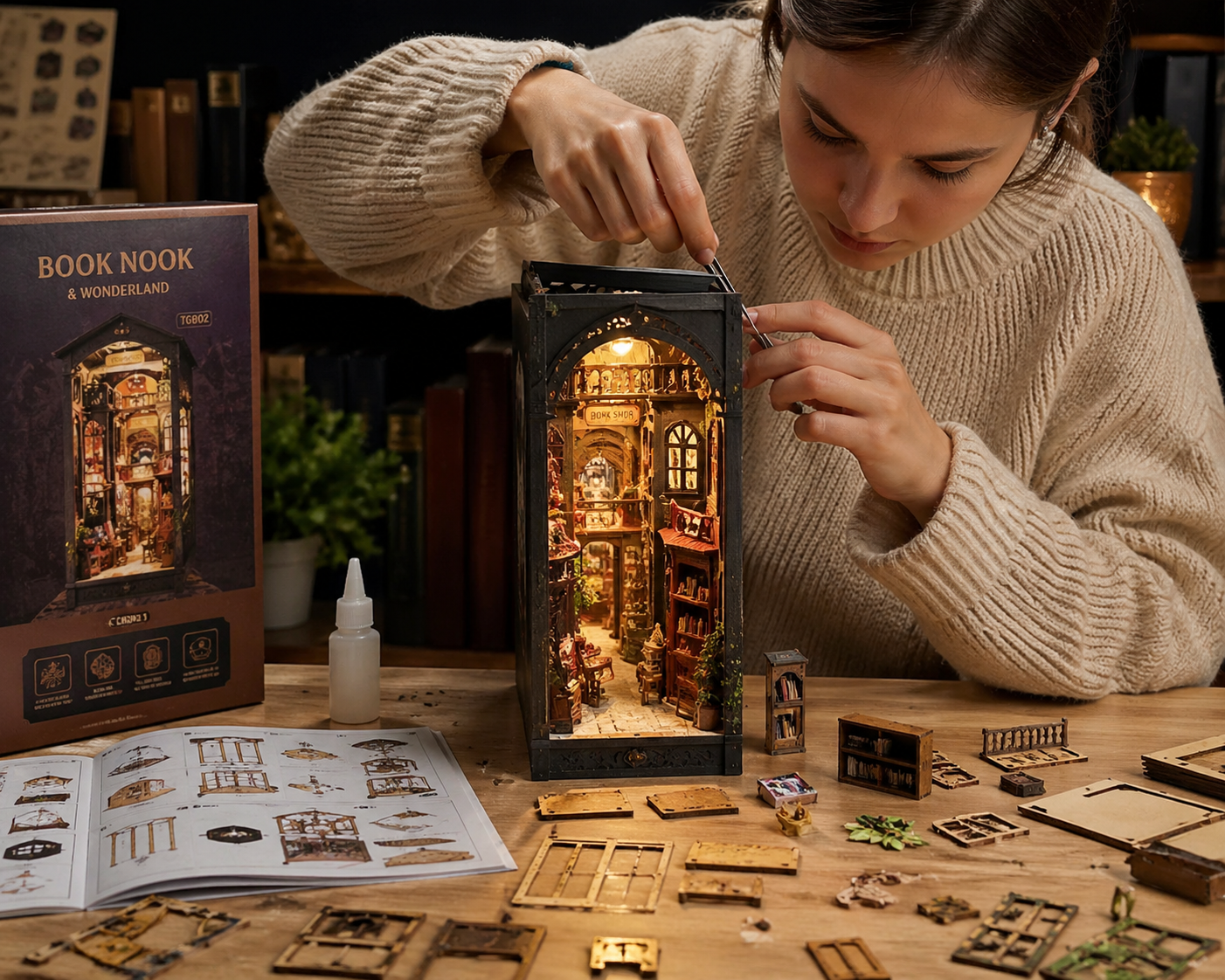 Book Nook para montar: la guía definitiva para elegir, montar y decorar tu mini mundo
